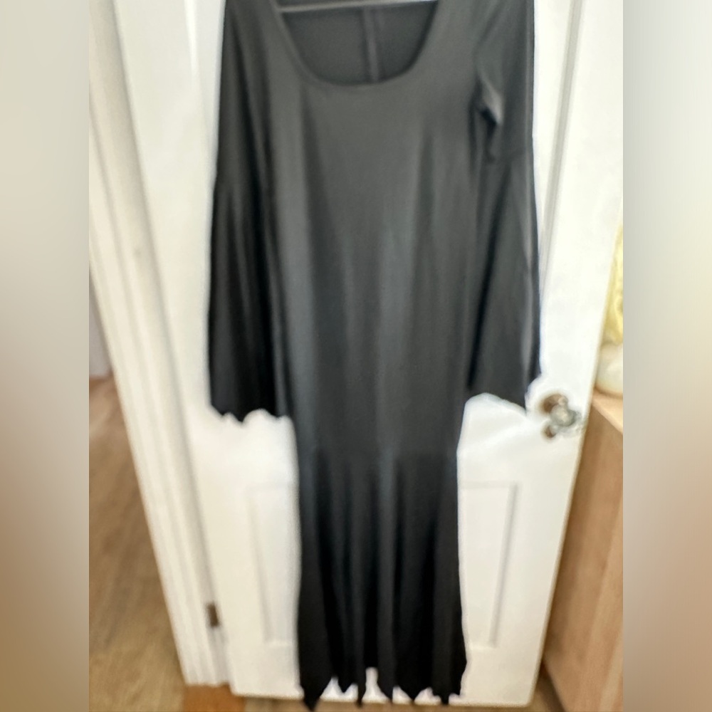 Morticia Addams costume and wig